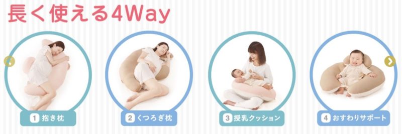 抱き枕の4つの使い方